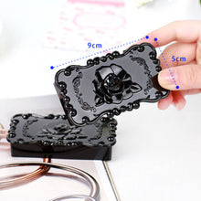 2017 New Fashion Portable Cosmetic Makeup Mirror Eyelashes Jewelry Rings Necklace Storage Case Box E2shopping