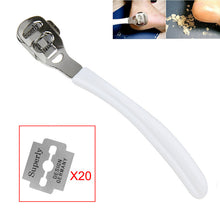 2017 New Foot Care Pedicure Machine Callous Hard Skin Cutter Cuticle Remover Shaver 20 Corn Blades Tool 88