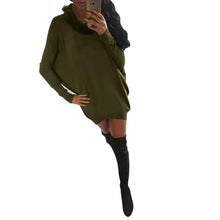 2017 New Long Style Womens T-shirts Long Sleeve Fur Collar Batwing Sleeve Loose Winter Basic Ladies Tops Tee Shirt Femme #1207