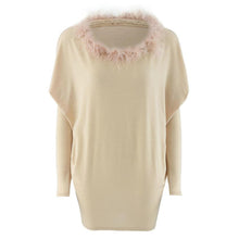 2017 New Long Style Womens T-shirts Long Sleeve Fur Collar Batwing Sleeve Loose Winter Basic Ladies Tops Tee Shirt Femme #1207