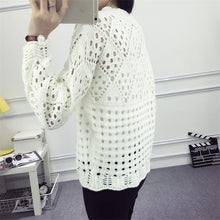 2017 New O-Neck Autumn Women Patchwork Sweater Long Sleeve Pullovers Knitting Fashion Hollow out Outwear 72138