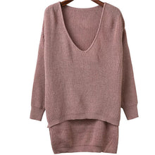 2017 New O-Neck Autumn Women Sweater Long Sleeve Irregular Pullovers Knitting Fashion O-neck Outwear 72013