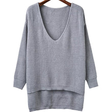2017 New O-Neck Autumn Women Sweater Long Sleeve Irregular Pullovers Knitting Fashion O-neck Outwear 72013