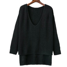 2017 New O-Neck Autumn Women Sweater Long Sleeve Irregular Pullovers Knitting Fashion O-neck Outwear 72013