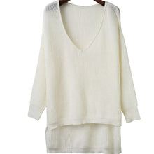 2017 New O-Neck Autumn Women Sweater Long Sleeve Irregular Pullovers Knitting Fashion O-neck Outwear 72013