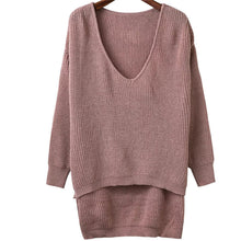 2017 New O-Neck Autumn Women Sweater Long Sleeve Irregular Pullovers Knitting Fashion O-neck Outwear 72013