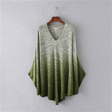 2017 New O-Neck Autumn Women Thin Sweater Long Batwing Sleeve O-neck Pullovers Knitting Fashion Plus Size Outwear 72037
