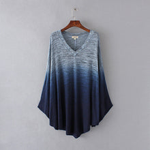 2017 New O-Neck Autumn Women Thin Sweater Long Batwing Sleeve O-neck Pullovers Knitting Fashion Plus Size Outwear 72037