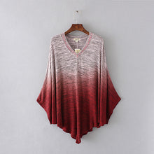 2017 New O-Neck Autumn Women Thin Sweater Long Batwing Sleeve O-neck Pullovers Knitting Fashion Plus Size Outwear 72037