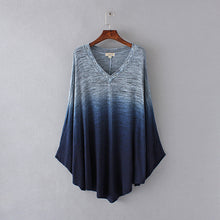 2017 New O-Neck Autumn Women Thin Sweater Long Batwing Sleeve O-neck Pullovers Knitting Fashion Plus Size Outwear 72037