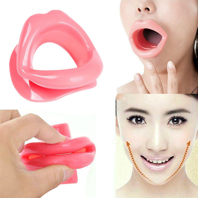 2017 New Silicone Rubber Face Slimmer Massage Muscle Tightener Anti-Aging Anti-Wrinkle Mouth
