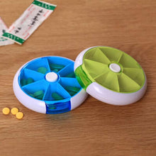 2017 New Weekly Rotating Sort Pillbox Travel Pill Container Pills Organizer Medicine Box Drugs Case