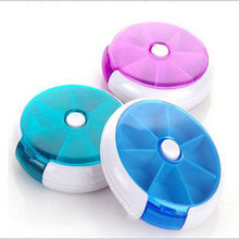 2017 New Weekly Rotating Sort Pillbox Travel Pill Container Pills Organizer Medicine Box Drugs Case