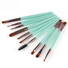 2017 New Women 10 pcs Makeup Brush Set tools Make-up Toiletry Kit Wool Make Up Brush Set new and high quality Anne