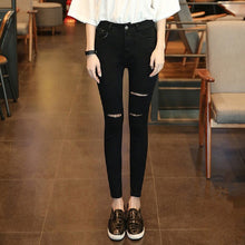 2017 New Women Denim Pants Loose High Female Pencil Pants Plus Large Size Jeans Ankle Length Trousers With Button Fly 71930