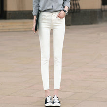 2017 New Women Denim Pants Loose High Female Pencil Pants Plus Large Size Jeans Ankle Length Trousers With Button Fly 72160