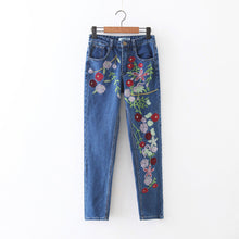 2017 New Women Full Length Trousers Denim Flare Pants Female loose Pants Plus Large Size Jeans With Button Fly 72173