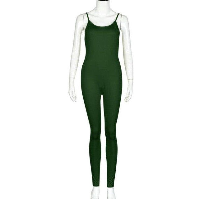 2017 New Women Jumpsuits Solid Casual Sleeveless Bodycon Rompers Jumpsuit WOmen Club Wear Slim Overalls Female &03