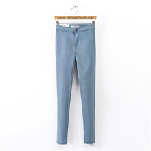 2017 New Women Plus Size Fashion Ankle Leggings Mid Denim Thin High Legging High Quality 71896