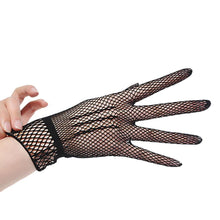 2017 New Women Summer UV-Proof Driving Gloves Nylon Mesh Fishnet Gloves Ladies Black White Guantes #03