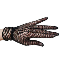 2017 New Women Summer UV-Proof Driving Gloves Nylon Mesh Fishnet Gloves Ladies Black White Guantes #03