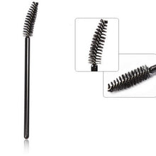 2017 New arrival 100PCS Disposable Eyelash Mini Brush Mascara Applicator Spoolers Makeup tools Eyelashes Extension Lashes Black