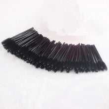 2017 New arrival 100PCS Disposable Eyelash Mini Brush Mascara Applicator Spoolers Makeup tools Eyelashes Extension Lashes Black