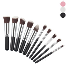 2017 New arrival 10PCS Cosmetic Professional Makeup brushes Foundation Powder Eyeshadow Blusher Eyebrow brush Pincel maquiagem