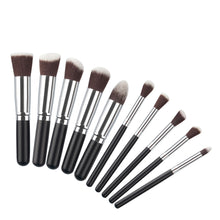 2017 New arrival 10PCS Cosmetic Professional Makeup brushes Foundation Powder Eyeshadow Blusher Eyebrow brush Pincel maquiagem