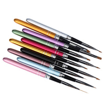 2017 New arrival 10PCS Nail art Pen Brush Cuticle UV Gel Salon Makeup brushes Nail art decorations Makeup tools Maquiagem