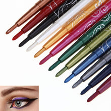 2017 New arrival 12 Colors Eyebrow Glitter Shadow Lip EyeLiner Pencil Pen Beauty Cosmetic Makeup tools Foundation Eyeshadow Pen