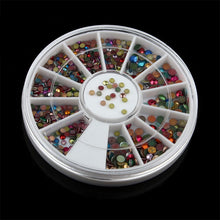 2017 New arrival 1200PCS Colorful Nail art decorations 3D DIY Rhinestones UV Gel Acrylic System Nail sticker Beauty Maquiagem