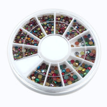 2017 New arrival 1200PCS Colorful Nail art decorations 3D DIY Rhinestones UV Gel Acrylic System Nail sticker Beauty Maquiagem