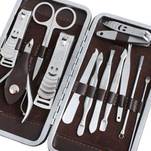 2017 New arrival 12PCS Nail Care Manicure Pedicure Cuticle Clippers Makeup tools Kit Nail art decorations Cosmetics Maquiagem