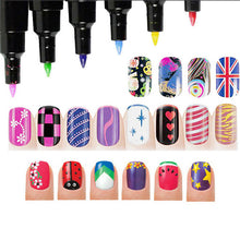 2017 New arrival 16 Colors 1PCS Nail Art Pen 3D Design Nail DIY Decals Beauty Tools Paint Pens Nail art decorations Maquiagem