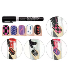 2017 New arrival 16 Colors 1PCS Nail Art Pen 3D Design Nail DIY Decals Beauty Tools Paint Pens Nail art decorations Maquiagem