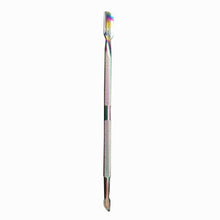 2017 New arrival 1PCS Colorful Double-end Cuticle Pusher Dead Skin Remover Manicure Nail art decorations Multifunctional tool