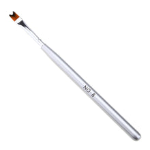 2017 New arrival 1PCS UV Gel Nail Painting Drawing French Tips Nail art Manicure Pen Makeup tools Pincel maquiagem Silver