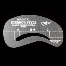 2017 New arrival 24 Styles Eyebrow Shaping Stencils Grooming Kit Makeup Shaper Set Template Makeup tools Maquiagem