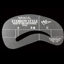 2017 New arrival 24 Styles Eyebrow Shaping Stencils Grooming Kit Makeup Shaper Set Template Makeup tools Maquiagem