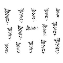 2017 New arrival 3D Butterfly Nail sticker Water Transfer Slide Decal Sticker Nail art decorations Tips korean Maquiagem