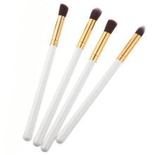 2017 New arrival 4PCS Makeup brushes Cosmetic Eyeshadow Powder Foundation Blending Blusher brush Pincel maquiagem Gold