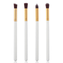 2017 New arrival 4PCS Makeup brushes Cosmetic Eyeshadow Powder Foundation Blending Blusher brush Pincel maquiagem Gold