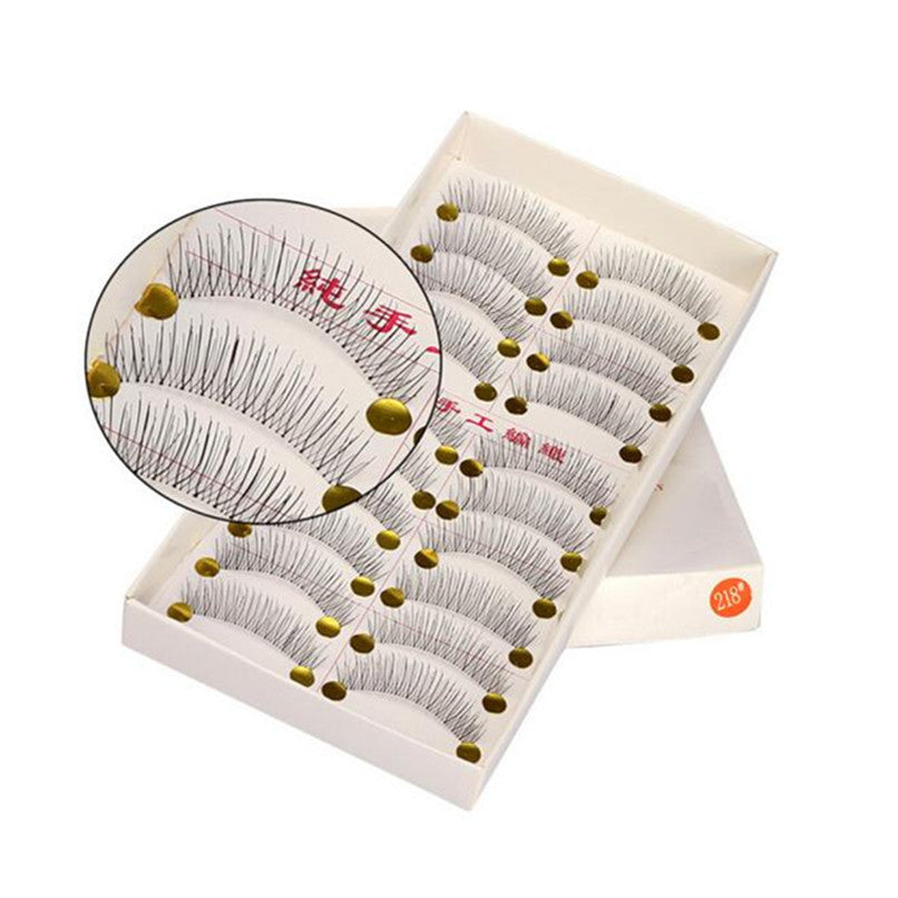 2017 New arrival 50 Pairs 5 box Eye lashes natural Handmade Long False Black Eyelashes Extension Lashes Makeup tools Maquiagem