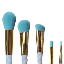 2017 New arrival 5PCS Make up Foundation Eyebrow Eyeliner Blusher Cosmetic Concealer Makeup brushes Natural Pinceis de maquiagem