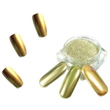 2017 New arrival 5g Gold Sliver Nail Glitter Powder Shinning Mirror Nail art DIY Chrome Pigment Glitters Nail art decorations