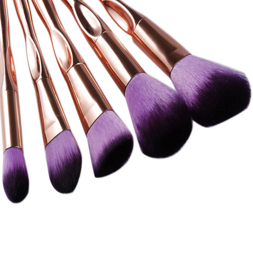 2017 New arrival 8PCS Makeup brushes Powder Foundation Eyebrow Eyeliner Blush Cosmetic Concealer brush Pinceis de maquiagem