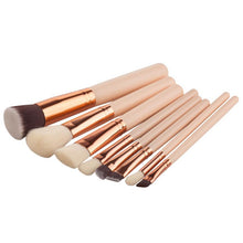 2017 New arrival 8PCS Mini Cosmetic Eyebrow Eyeshadow brush Beauty Soft Face Powder Foundation Makeup brushes Pincel maquiagem