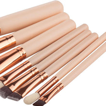 2017 New arrival 8PCS Mini Cosmetic Eyebrow Eyeshadow brush Beauty Soft Face Powder Foundation Makeup brushes Pincel maquiagem