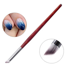 2017 New arrival DIY Handle UV Gel Nail art Tip Care Painting Pen Brush Manicure Makeup tools Pincel maquiagem Red